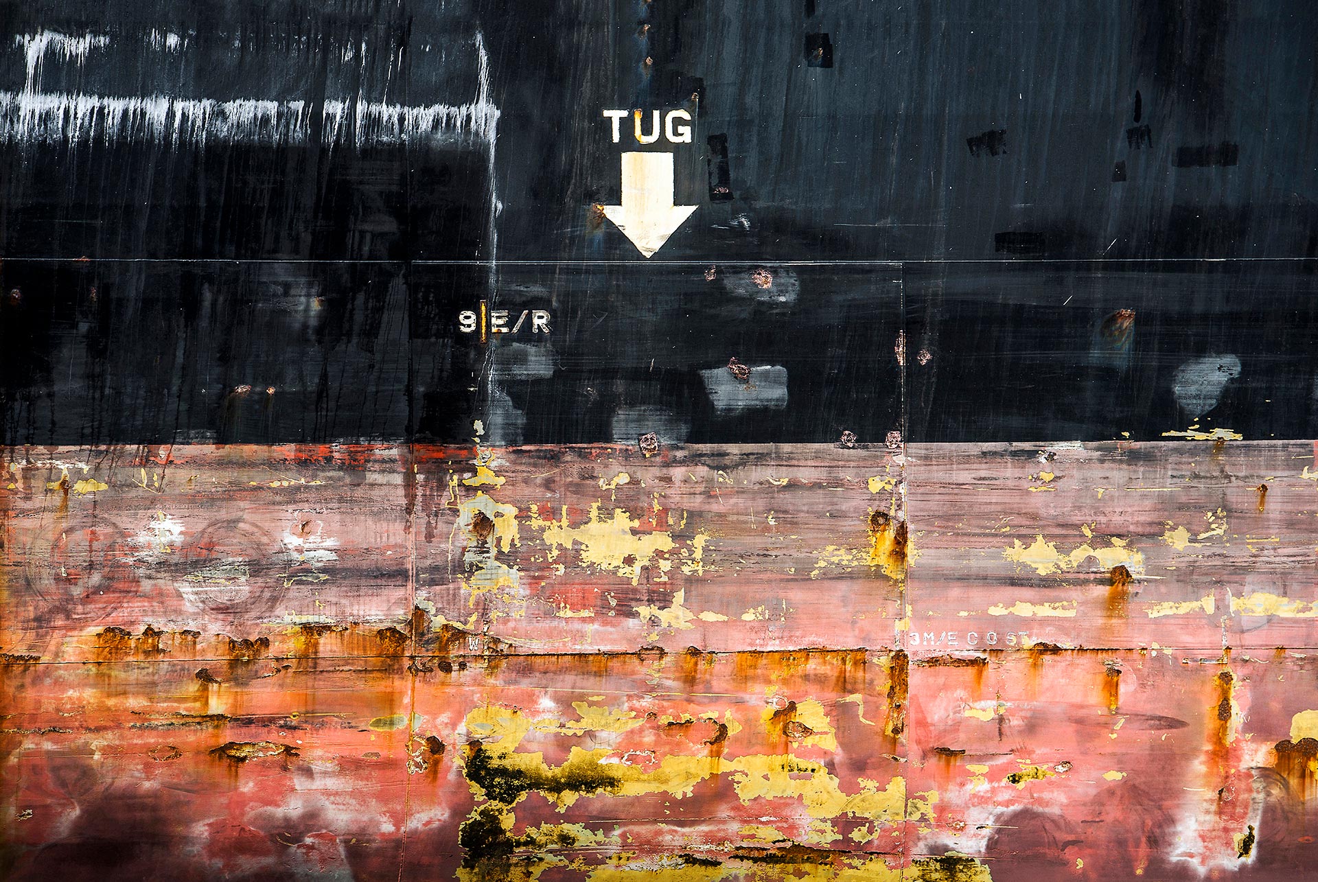 NL048 Schiffswand Hamburg-Wandbild auf Leinwand, Dibond oder hinter Acylglas