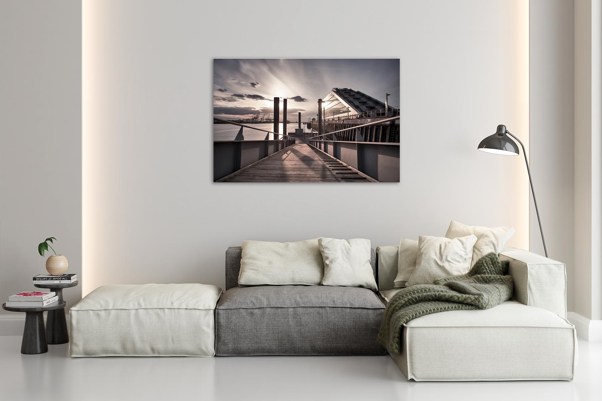LCW086-dockland-anleger-wandbild-bild-auf-leinwand-acrylglas-aludibond-wohnzimmer