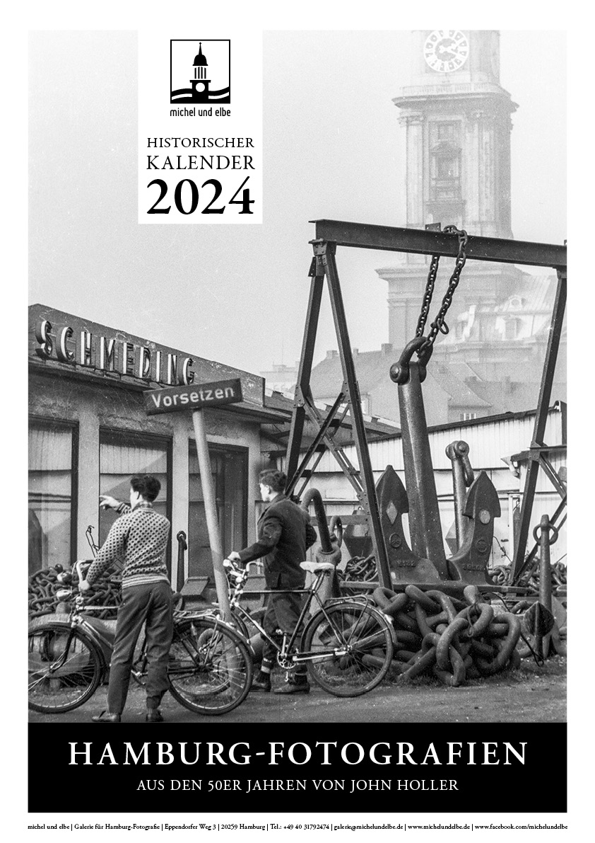 Historischer Hamburg Kalender 2024 michel und elbe Shop