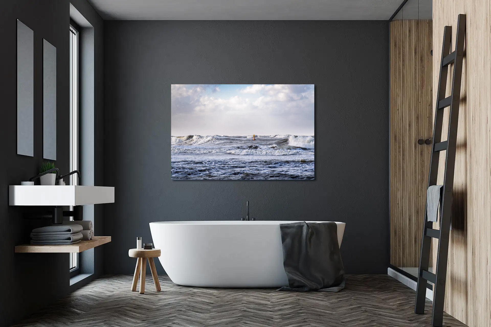 michel und elbe Maritime Landschaften Sylt Wandbild Leinwand Acrylglas Aludibond